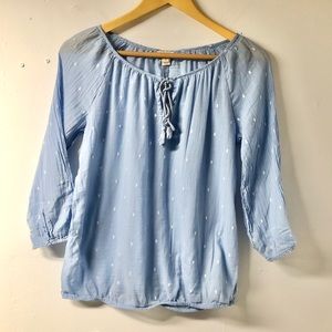 J.CREW Light Blue Tunic